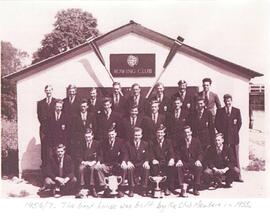 Rowers by Club House in 1957